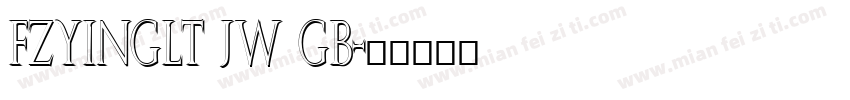 FZYINGLT JW GB字体转换